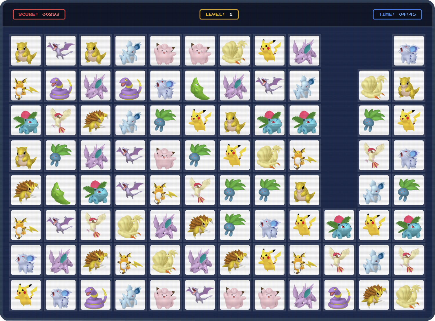 Hình ảnh chơi game Pikachu Online chế độ Trọng lực